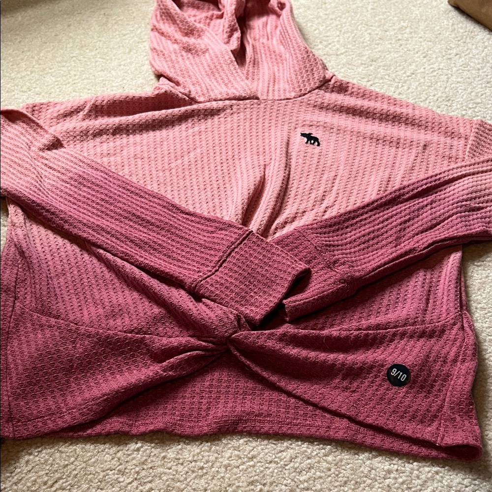 Abercrombie Kids Pink Ombre Hoodie Sweater